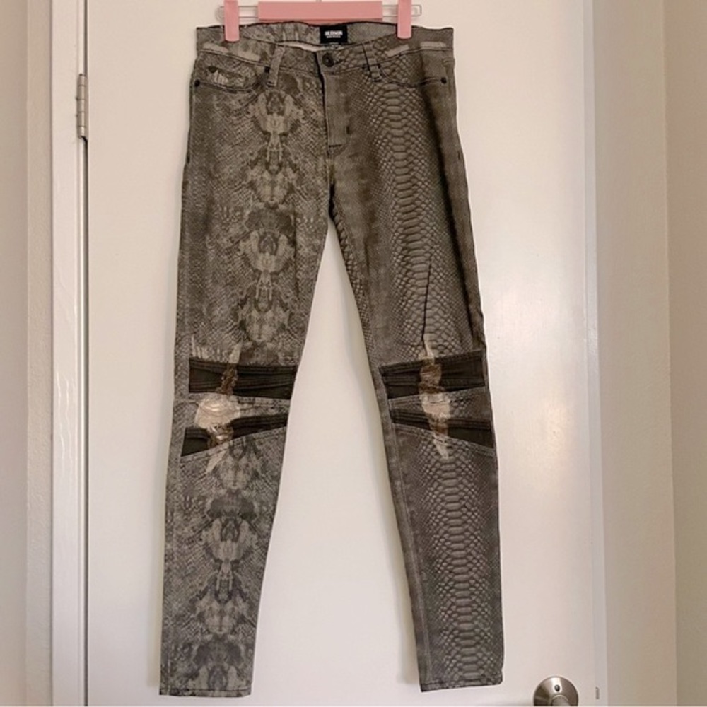 Hudson Krista Python Distressed Jeans - image 4